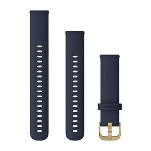 Garmin Quick Release 18mm Band - Navy with Light Gold Hardware - New in Box
